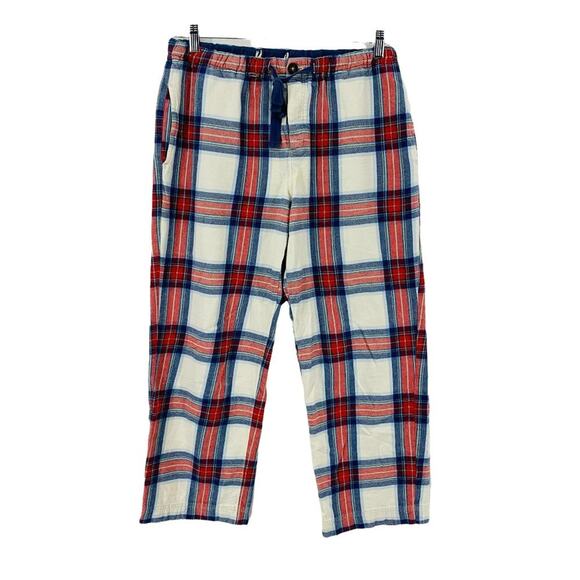 Boden Plaid Pull On Style Sleep Lounge Pants Mens Large - Picture 1 of 7